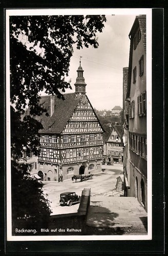 Ansichtskarte backnang blick - backnang,,