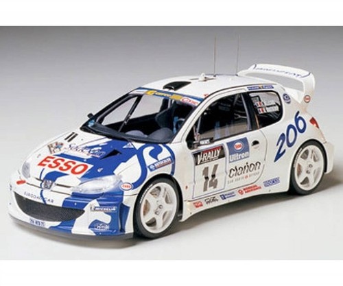 Peugeot 206 wrc tamiya - -, 24221