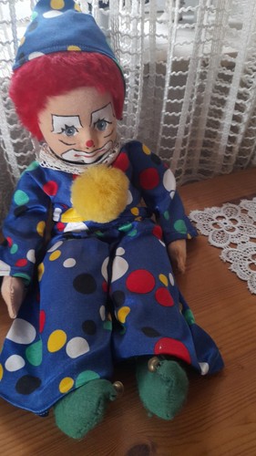 Selbst gemachte clown puppe - gemachte,