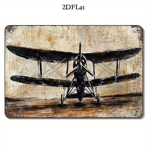Blechschild doppeldecker - blechschild,
