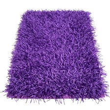 Moderner teppich shaggy lila - moderner,