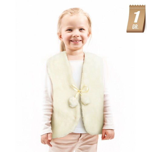 Kinderweste aus schaffell 1 - kinderweste,