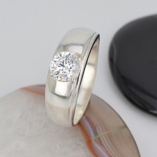 Ring zirkonia weiß - zirkonia, silberring