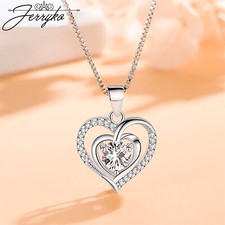 Damen halskette herz - halskette,