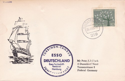 Germany 1963 tanker esso - 1963,