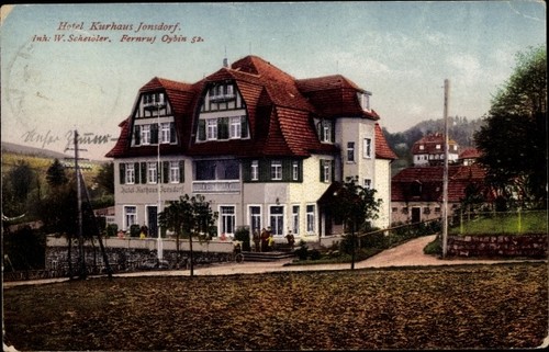 Jonsdorf sachsen hotel - ak,