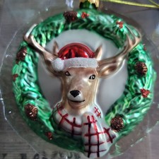 3D Glas Hirsch Figur