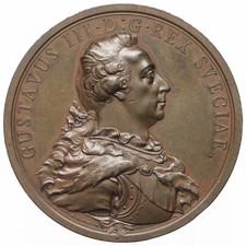 Schweden Gustav III Medaille