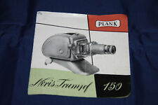 Bedienungsanleitung für den Projektor 150 (Noris Trumpf)