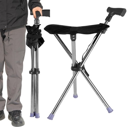 Falthocker stützstock - 2-in-1,