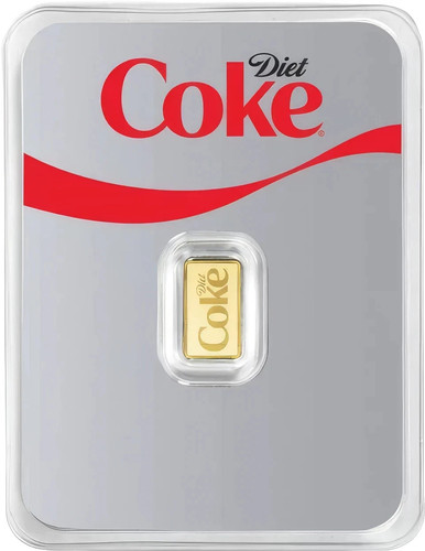 Pamp goldbarren diet coke - goldbarren,