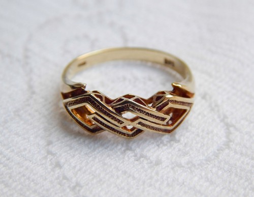 Vintage ring 585 - vintage, gold