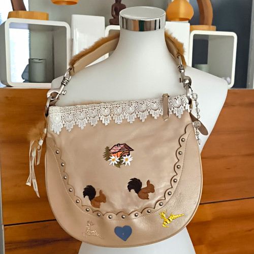 Damen schultertasche beige - damen,