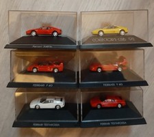 6x OVP PKW Spur H0 1:87 Herpa Ferrari  in Vitrine