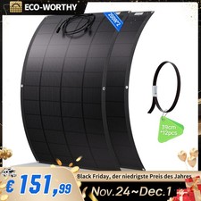 400W Flexibel Solarmodul Solarpanel Mono für Balkonkraftwerk Camper Wohnmobil