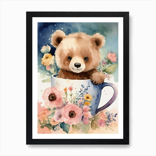 Teddybär einer tasse - teddybär,