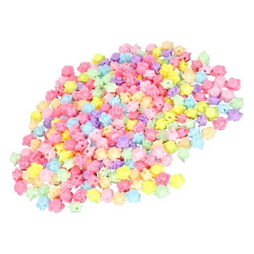 300x flower beads plastic - 300x,