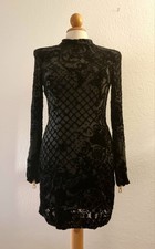 Balmain X H&M Seide Samt Mini