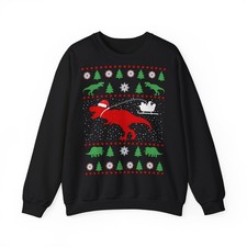 Ugly Christmas Sweatshirt Dino Pullover Unisex S-5XL Damen Herren