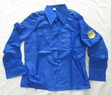 FDJ Hemd VEB Eichsfeld Gr. m 70 Dederon Bluse mit Ärmelabzeichen