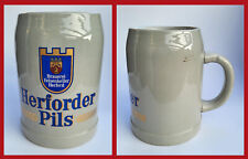 Bierkrug Herforder Pils; Brauerei Felsenkeller Herford; 0,5 l; Steingut; Bier 