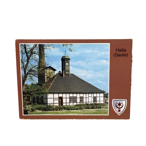 Postkarte halle saale - postkarte,