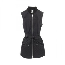 HERMES Reitkleid ärmellos H5E0552DQ Baumwolle marine Damen #36