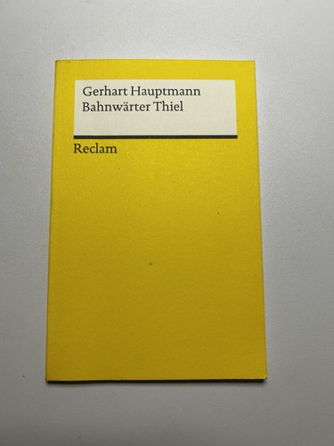 Bahnwärter thiel von gerhart - bahnwärter,