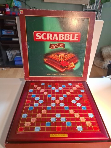 Mattel scrabble deluxe - scrabble,
