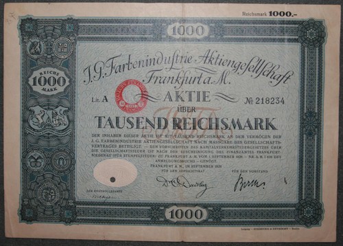 Farbenindustrie - g.,