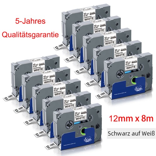 Schriftband tze 231 12mm - 12mm, für