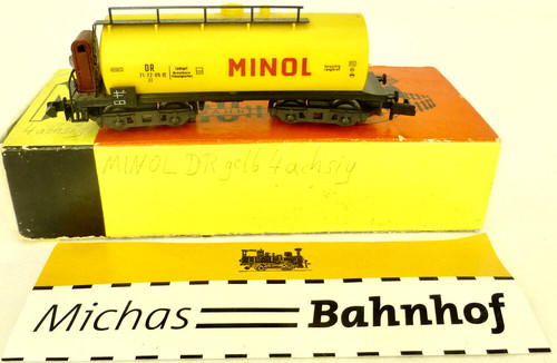 Minol kesselwagen gelb achs - kesselwagen,