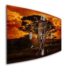 BM Wanduhr 50 cm x 25 cm