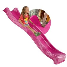 Kinder Rutsche Outdoor 2,30m Wellenrutsche Wasserrutsche Kinderrutsche Spielturm