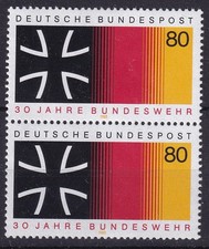 Bund BRD 1985,  30 Jahre Bundeswehr Mi.-Nr. 1266 Paar postfrisch**