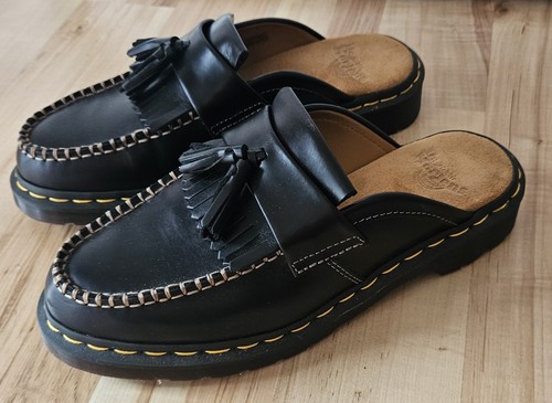Martens leder pantoletten - martens,