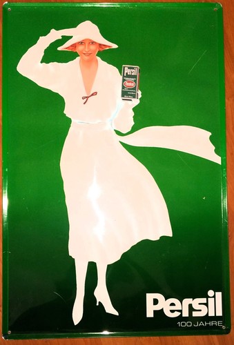 Blechschild cm persil - blechschild,