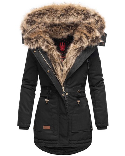 Damen winter jacke parka lang - parka,