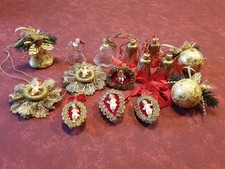Handarbeit Oma  alter Konvolut Christbaumschmuck