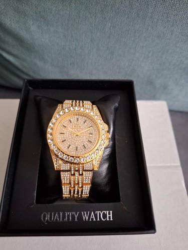 Herren diamant golduhr - herren,