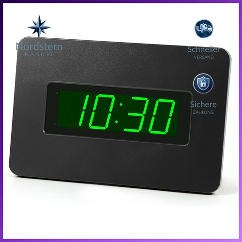 Led wanduhr digital - led,