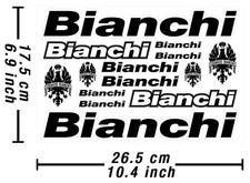 Bianchi Abziehbild-Aufkleber Fahrrad Vinyl Grafik Autocollant Aufkleber Adesivi 