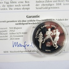 Nepal 500 Rupees 1992- Silber