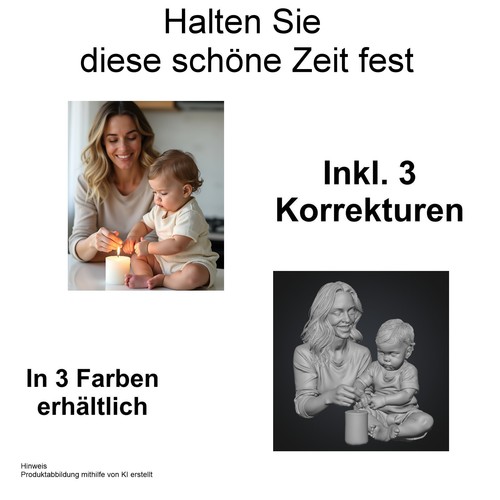 Figur baby aus einem foto - figur,