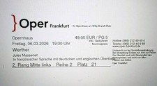 2 Tickets Karten Oper