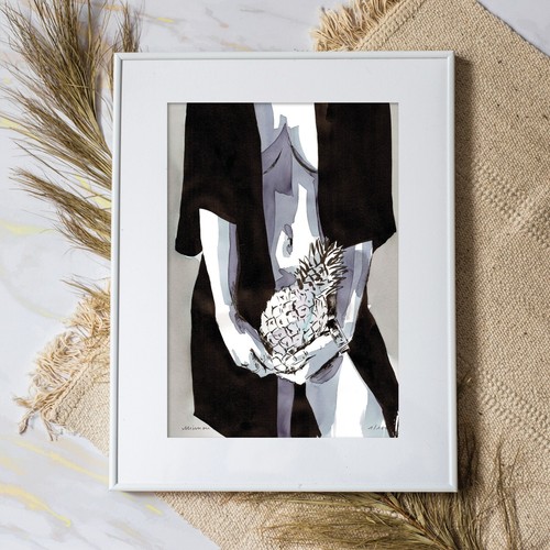 Minnou art kunstdruck - art,