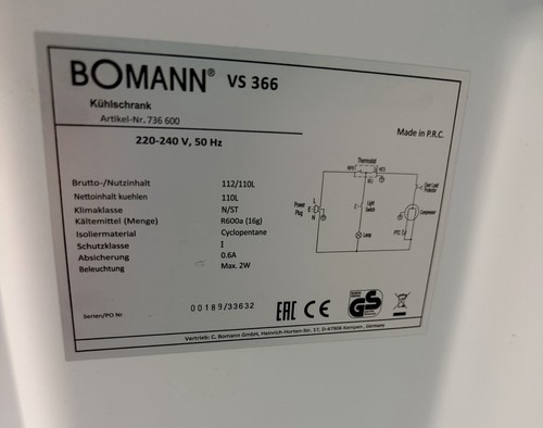 Bomann 366 kühlschrank - bomann,