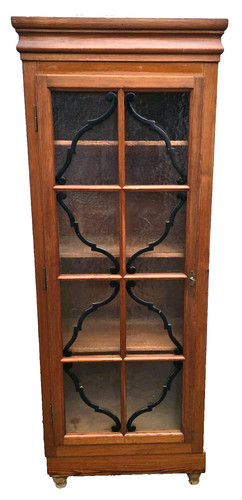 Pfeilervitrine jugendstil - -,