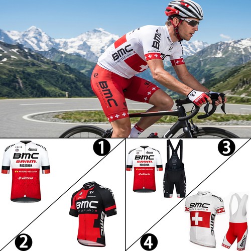 Herren radtrikot set - herren,