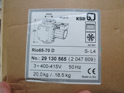 Ksb pumpe rio d no - pumpe, 65-70